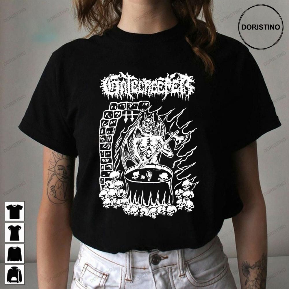 White Gatecreeper Death Metal Limited Edition T-shirts